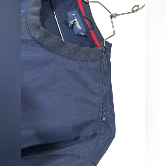 Vintage Ralph Lauren Polo Golf Navy Blue Windbreaker Mens Size Large - Picture 8 of 16